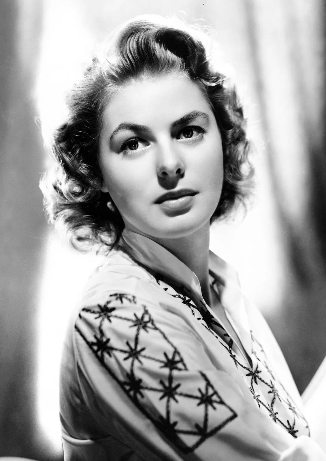 Ingrid Bergman Monochrome Foto Print Posters Wall Art Rome Decoratie