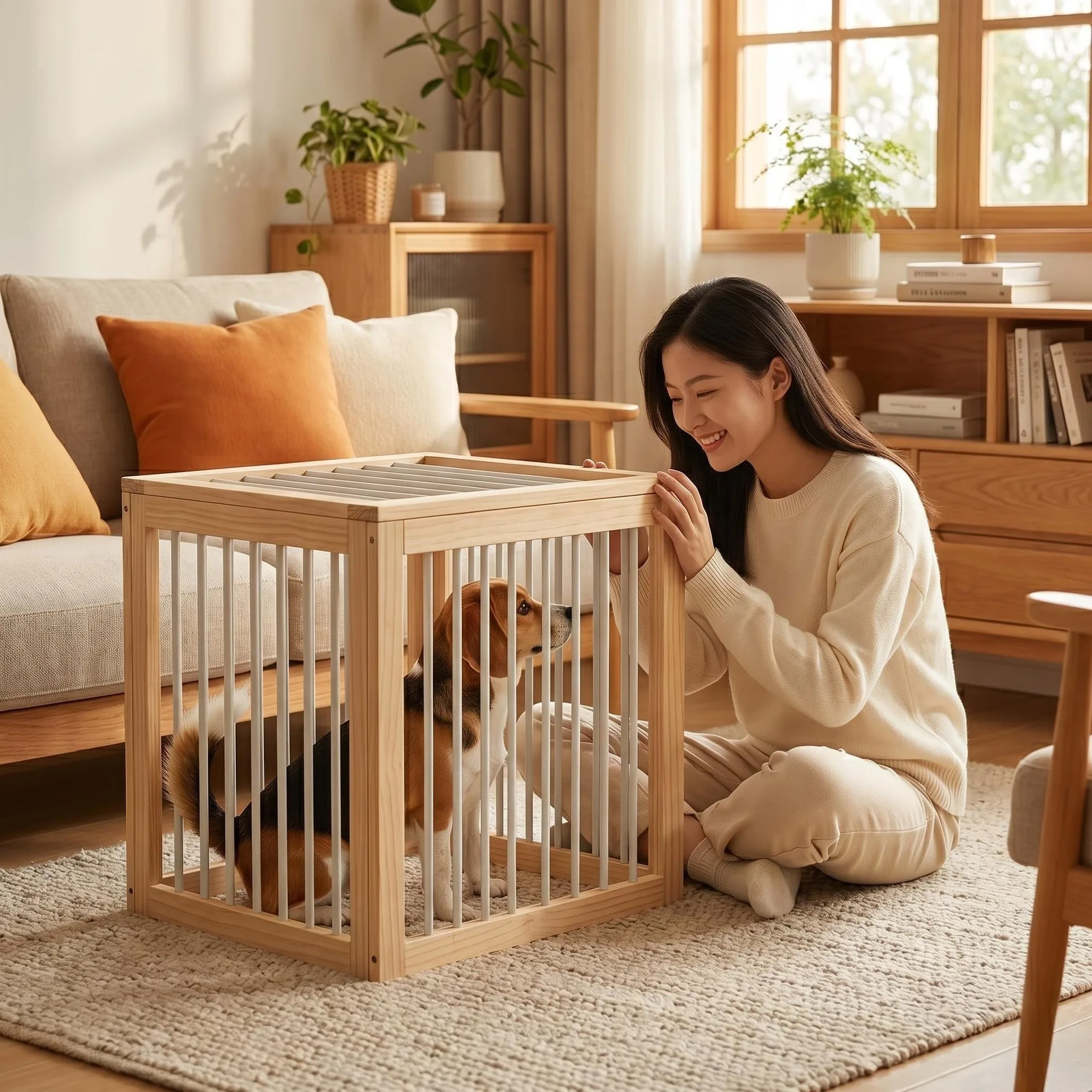 Pet door fence Retractable non-punching indoor dog fence anti-cat door baffle Foldable partition fence guardrail