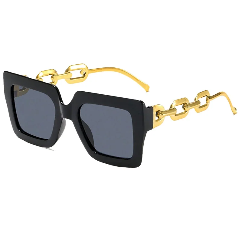 

Luxury Cat Eye Sunglasses Woman Brand Designer Vintage Black Sun Glasses for Fashion Big Square Frame Female UV400