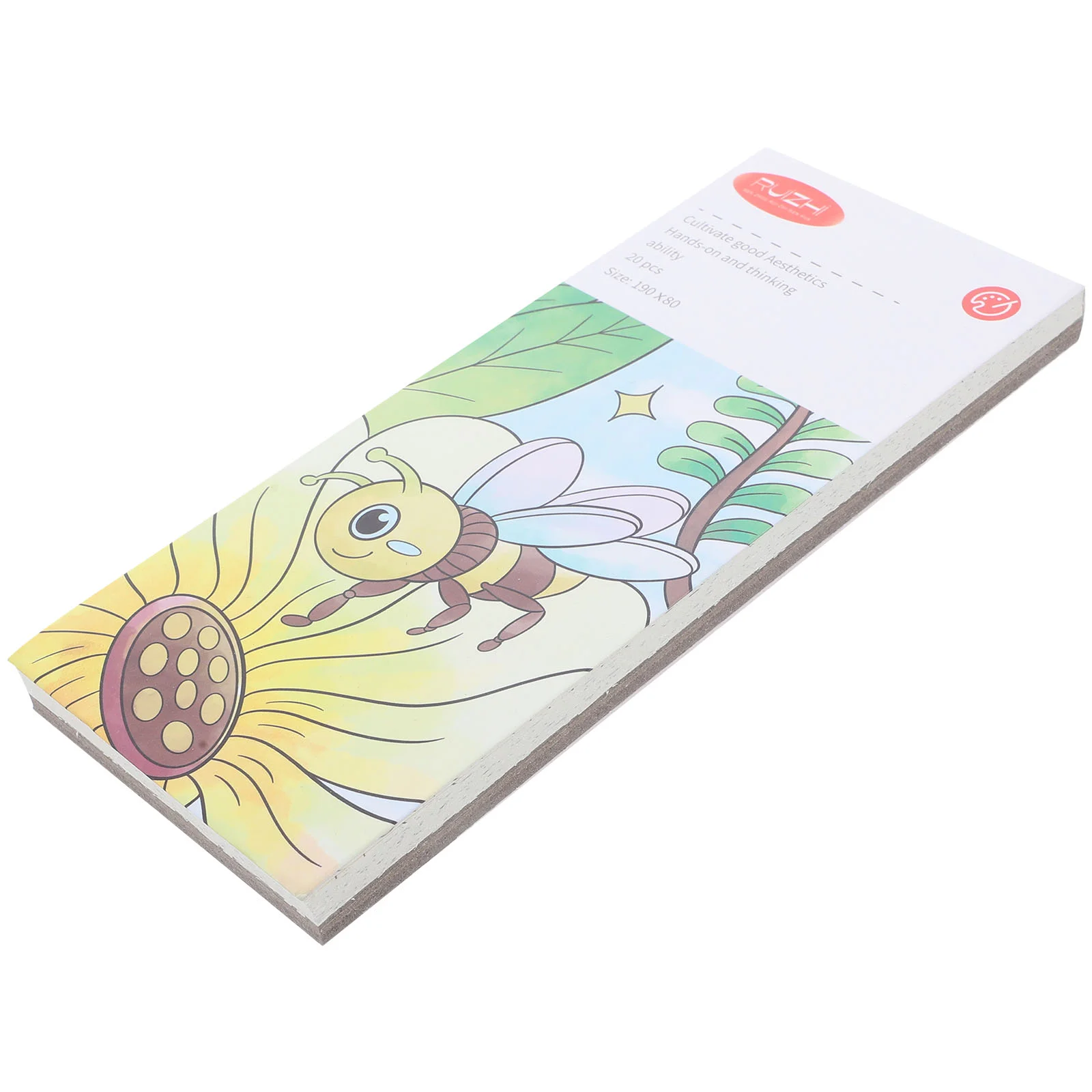 Watercolor Note Pad Coloring Books for Adults Kids Pocket Paint Paper Spiral Bound Pigment Painting Kit Drawing Travel