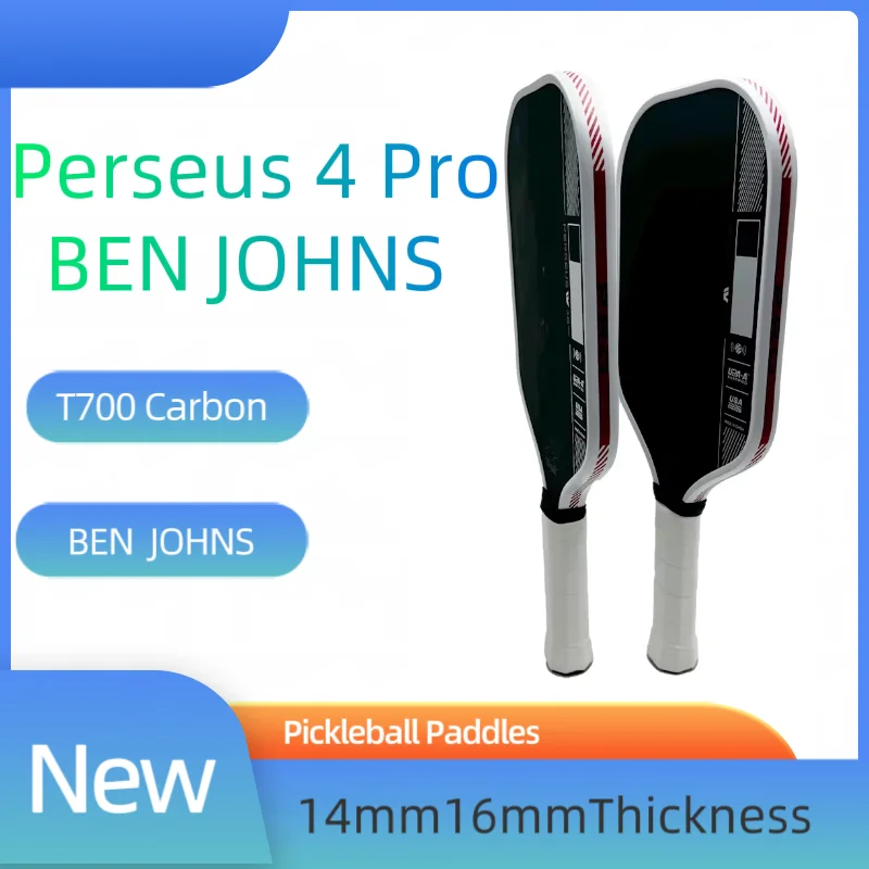

НОВИНКА! Perseus4 Pro BEN JOHNS TFP пенопластовое заполнение 14 мм 16 мм толщина GEN4 Core термоформованные Toray T700 весла для пиклбола из углеродного волокна