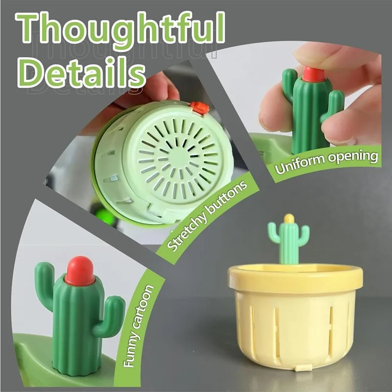 Cactus Sink Filter Screen Kitchen Anti Clogging Sink Vegetable Washing Basin Sewer Filter Basket Kitchen Waste Filter Screen NEW