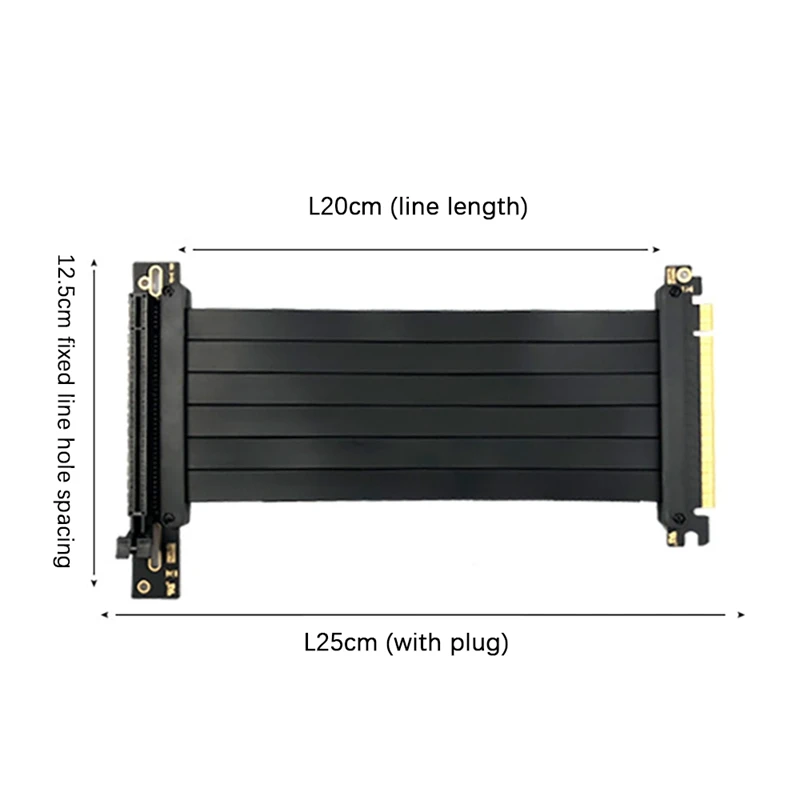 PCI-E 3.0 X16 익스텐션 케이블, 게임용 그래픽 카드 장착 브래킷