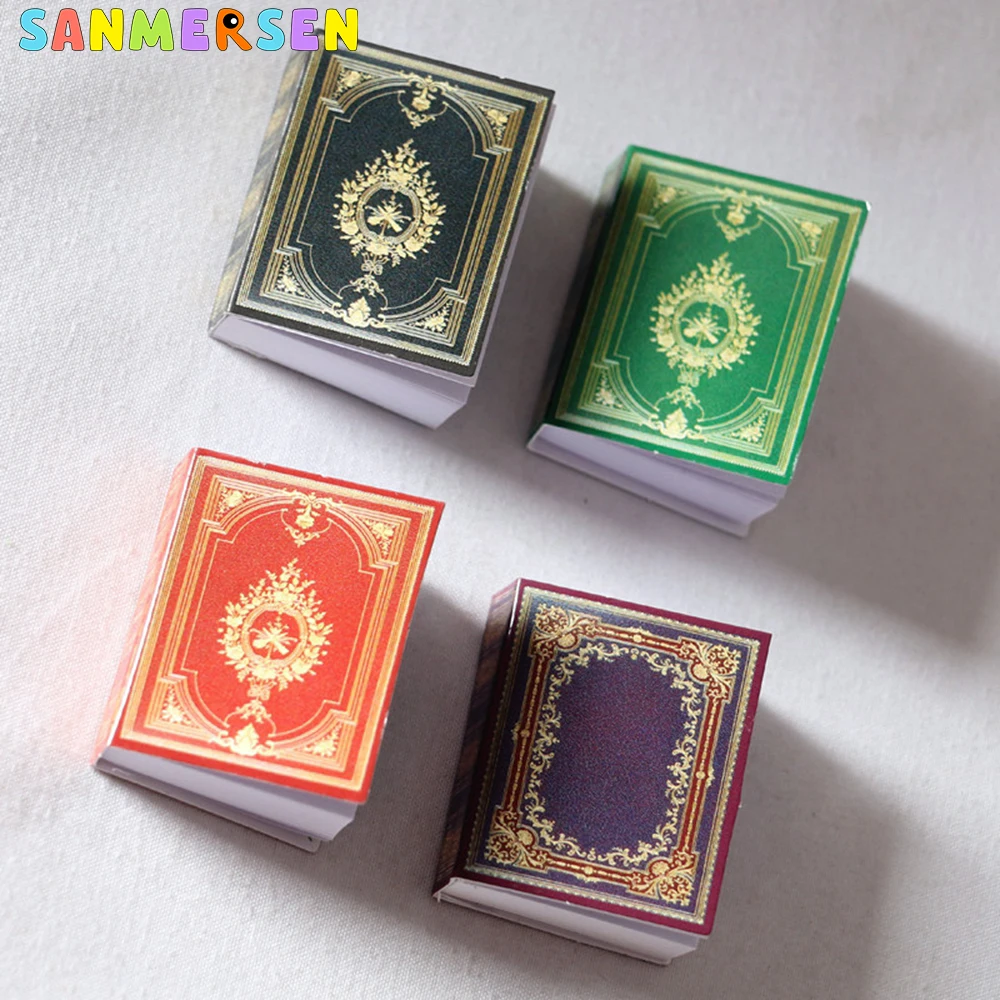 

1:12 Dollhouse Miniature Classical Book Scene Model Accessories Toys Book Model Scene Decor Accessories Kids Gifts