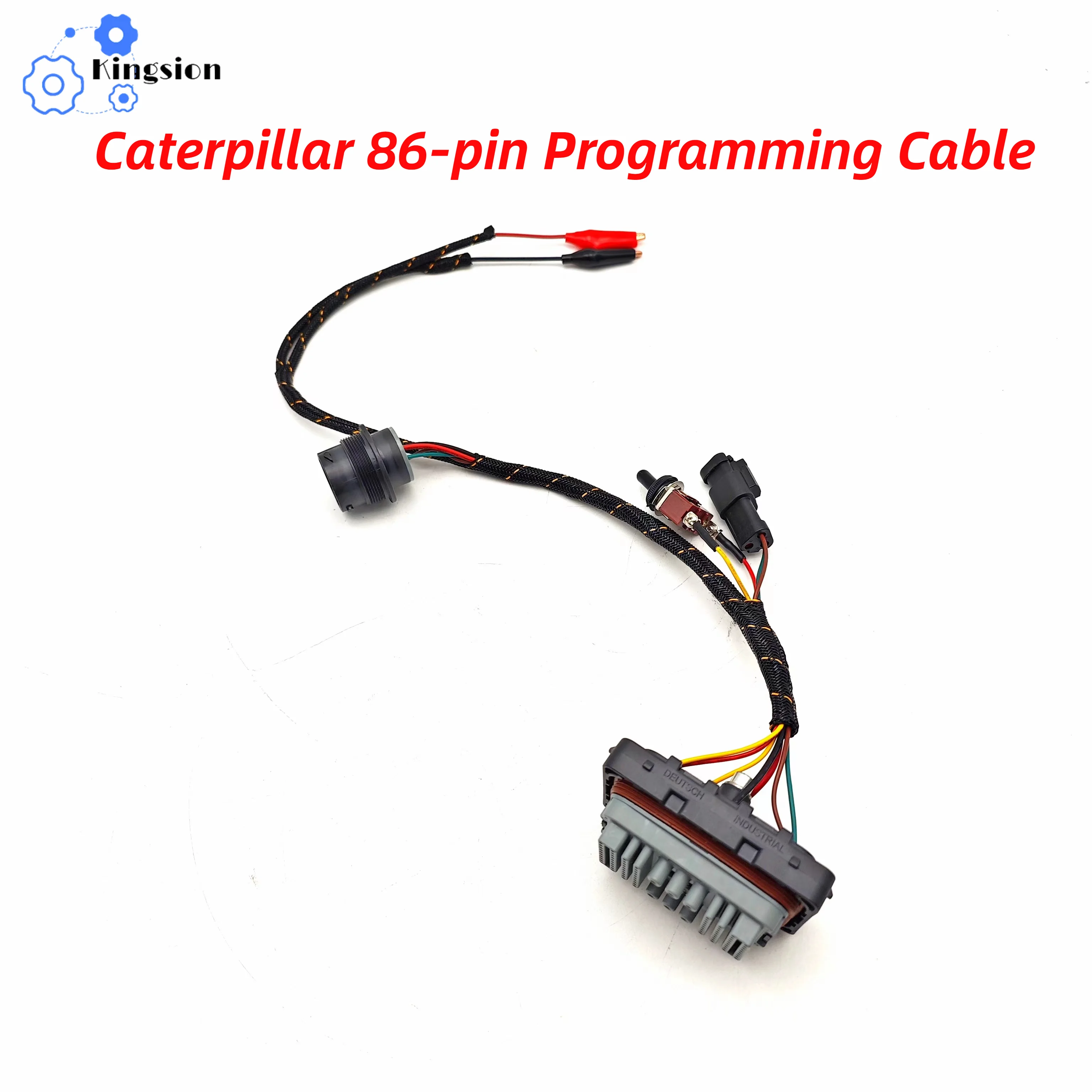 For Caterpillar Adem 6 and Adem 5 Tier 4 Final 86-pin Programming Cable For: A6E2, A5E2V2, A5E12, A5M12, B6M5 Controller ECM