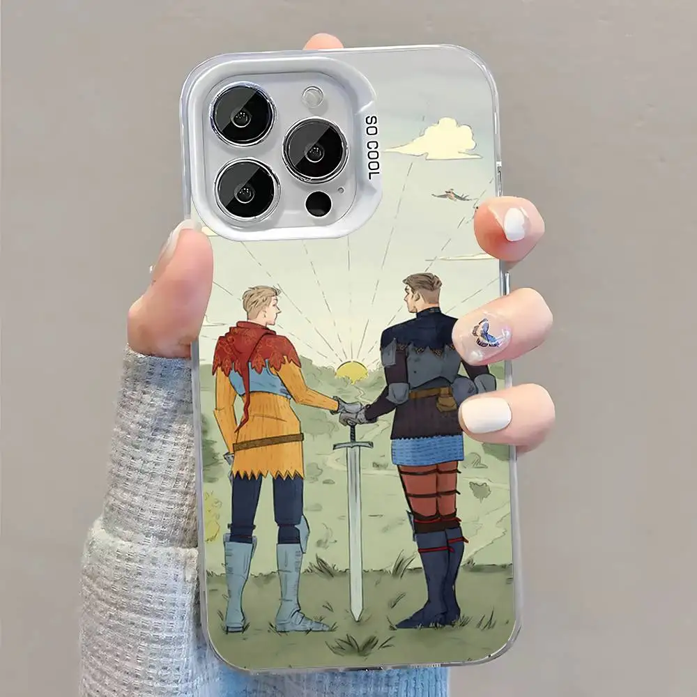 KCD Kingdom Come Deliverance Phone Case For iPhone 16,15,14,13,12,11,Pro,XS,Max,Plus,Mini,SE White Candy Matte Shockproof Cover