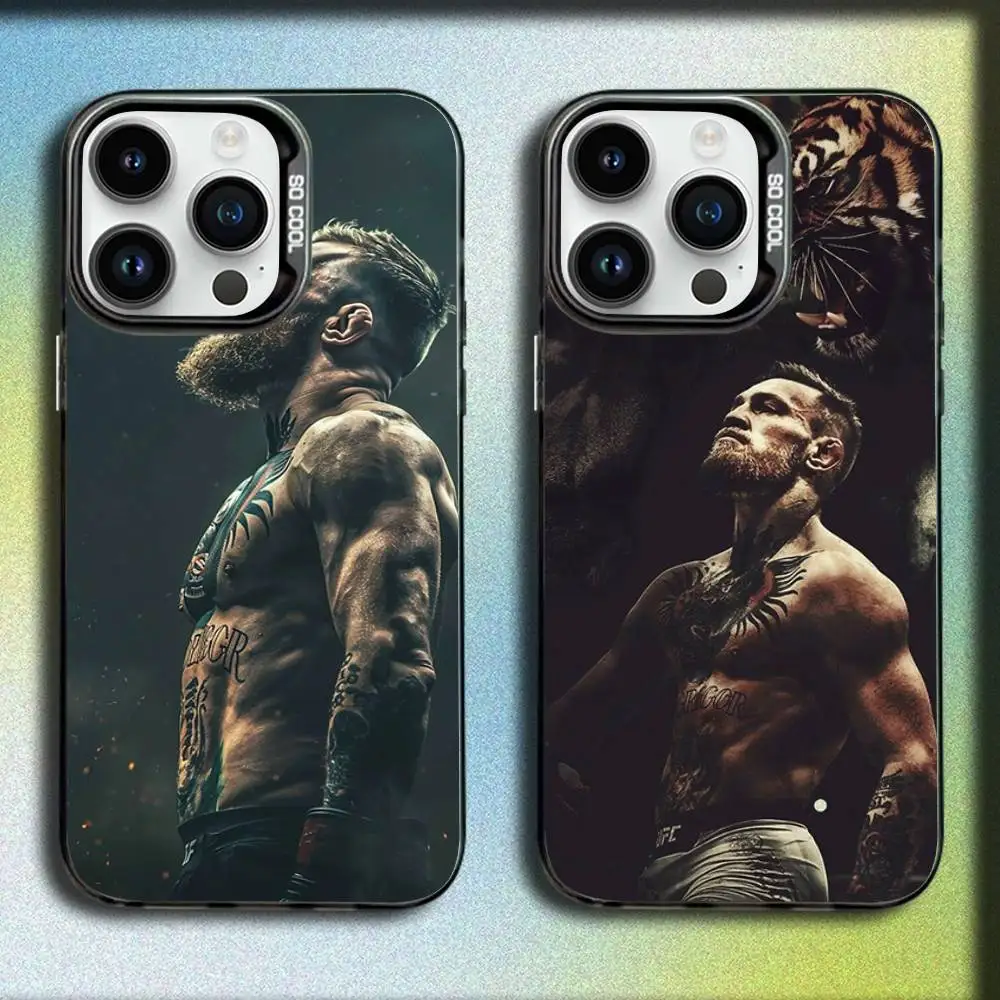 

K-Konor U-Ufc Magregor Phone Case For iPhone 17,16,15,14,13,12,11,Pro,Max,Plus,E,SE4,Air,Mini Black IMD Box