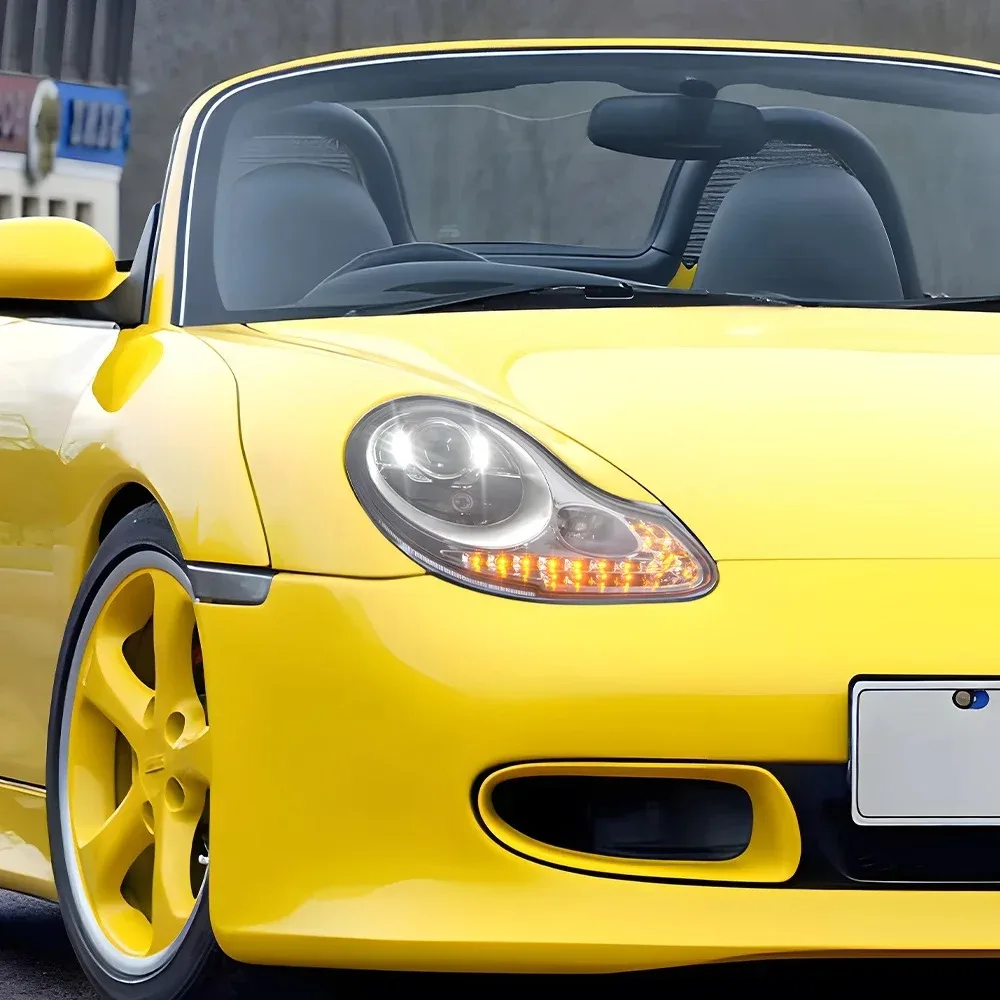 

Для Porsche 1998-2004 911-996: Автомобильные светодиодные фары в сборе с линзами-проекторами, замена, установка Plug and Play, аксессуары