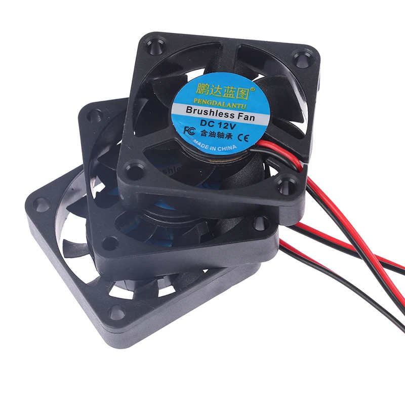 3d Printer Part Fan 4010 2pins 40x40 X10 Mm Graphics Card DC 5V / 12V / 24V Oil Bearing 1.25W Power Consumption