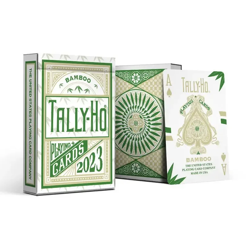 

Tally-Ho Bamboo Playing Cards Deck USPCC Poker Collection Card Games Magic Tricks for Magician