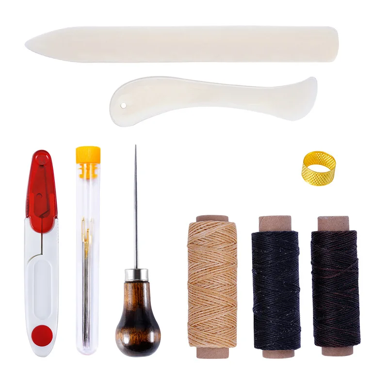 Tools Kit Sewing Craft Diy Working Book Tool Stitching Set Binding Needles Folder Bone Paper Supplies Repair Press Bookbinding