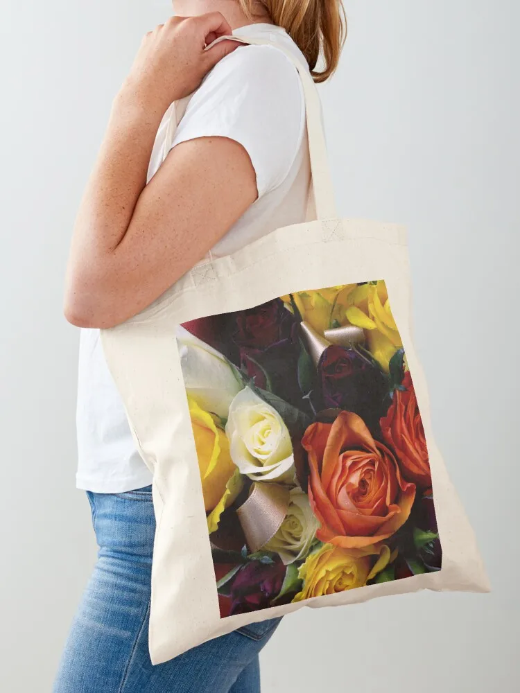 

My Wedding Roses Tote Bag custom fabric bag bags for women Cloth bags personalized tote bag