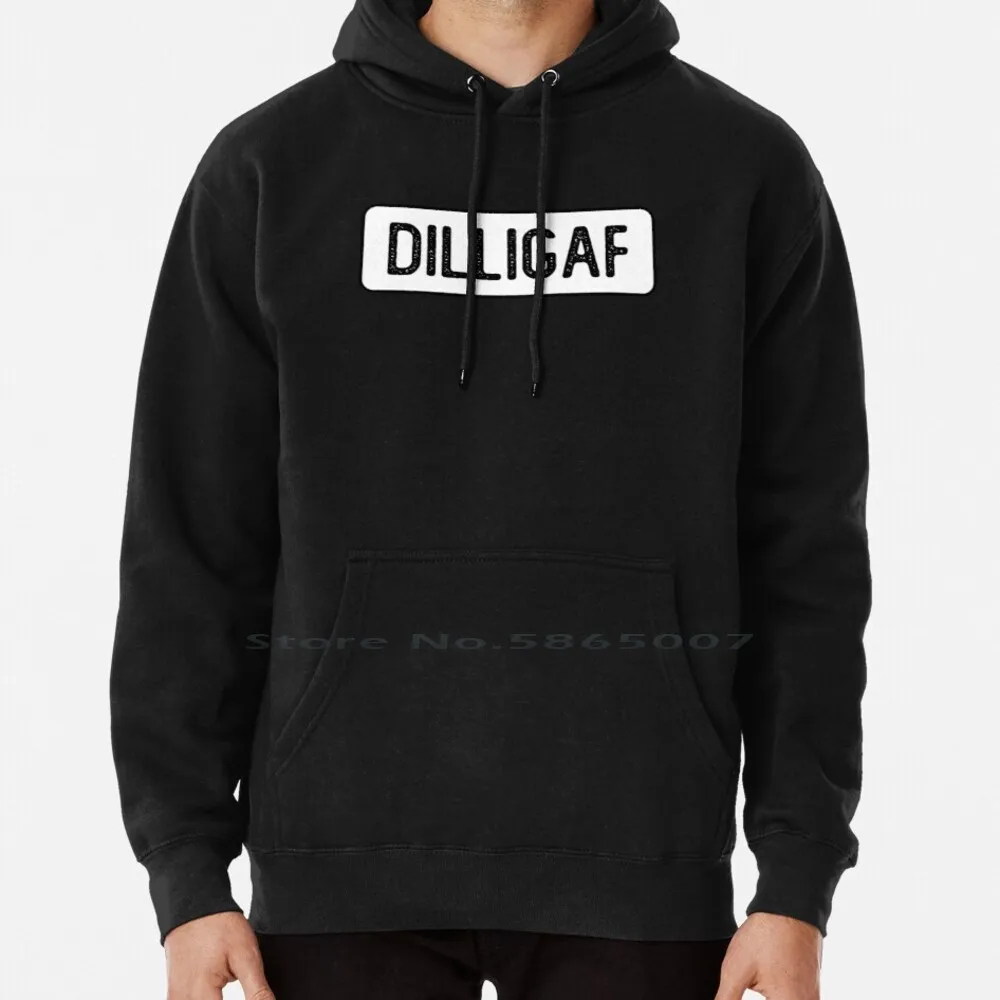 

Забавный бампер Dilligaf, свитер с капюшоном, 6xl, хлопковая крутая душа, шлем, забавный бампер Dilligaf, я выгляжу, как я даю диллиги