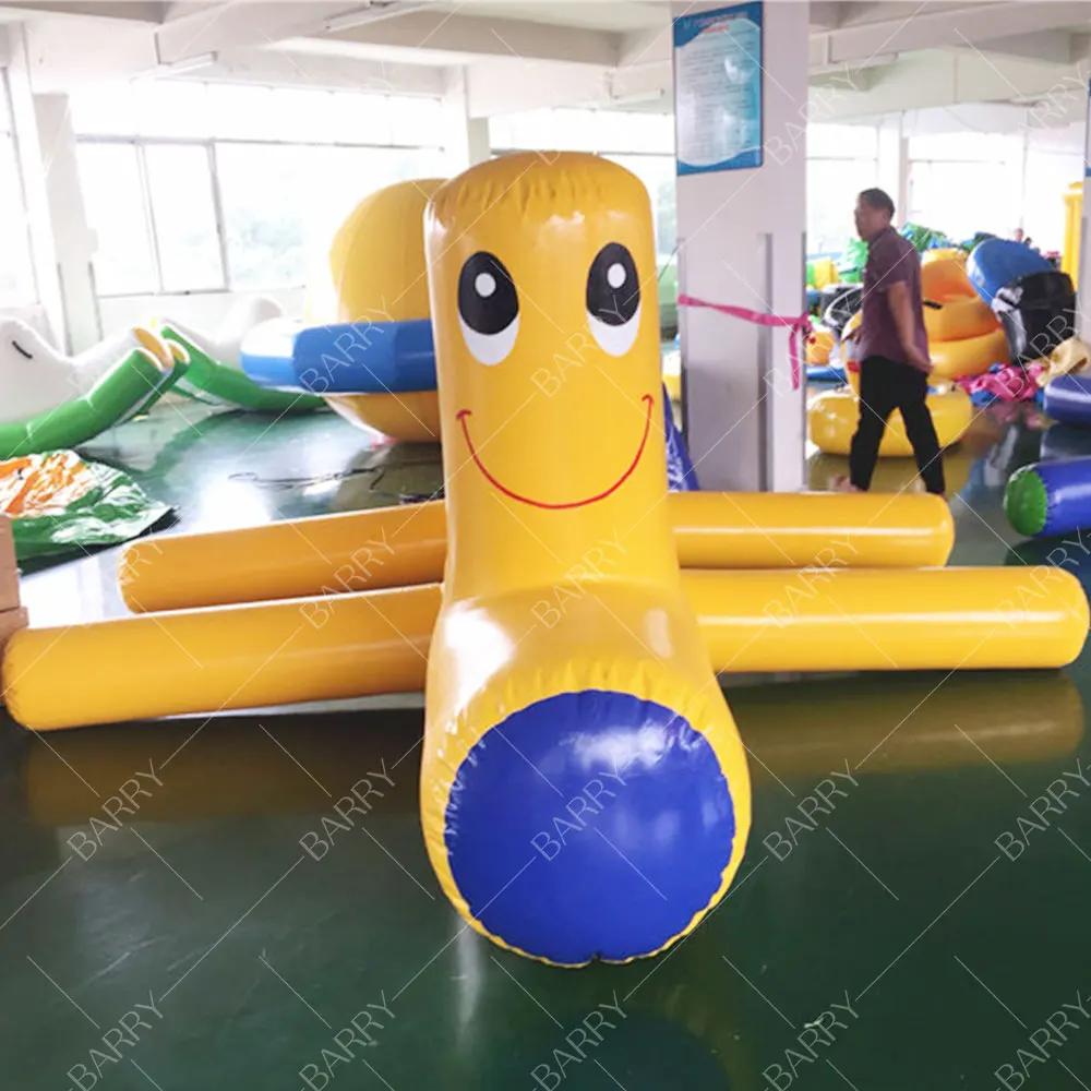

High Quality Popular Durable 0.9mm PVC Water Park Inflatable Floating Toys Water Dog Inflatable Water Float for Kids and Adults