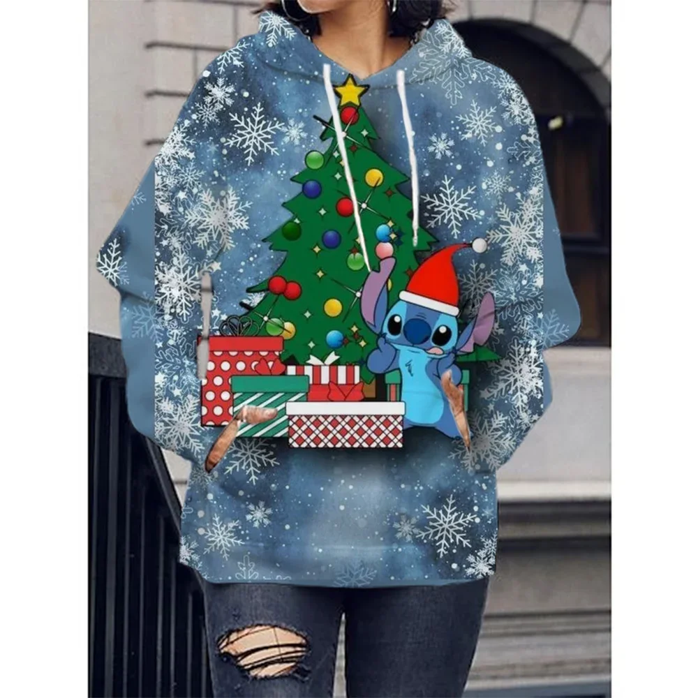 Fashion Autumn Winter Sweater Disney Christmas Fashion Hoodie Winter Women\'s Hoodie Pullover Women\'s Hoodie Children\'s Hoodie