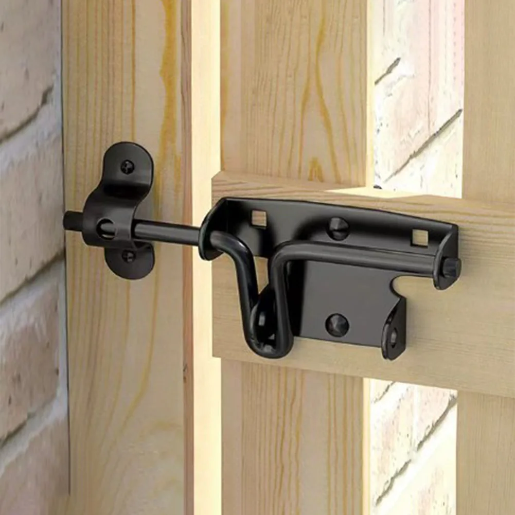 Shed Door Lock Garden Gate Latch Home And Garden Solid Stainless Steel Thickened Metal Body Screw-fixed Installation
