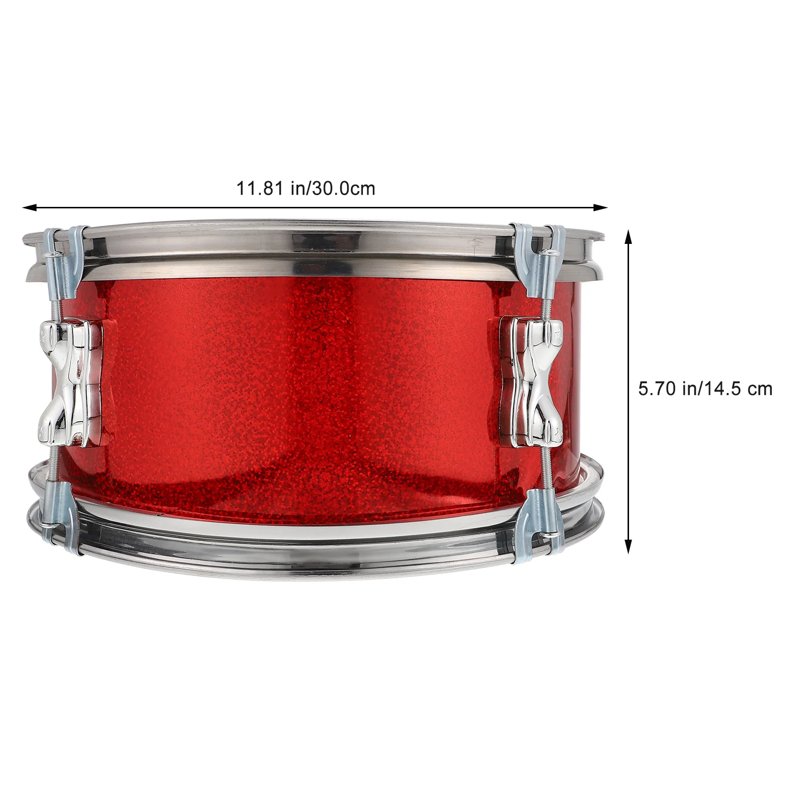 Snare Drum Instrument Tambourines for Adults Children Kids Plaything Boy Marching Band Red Toy