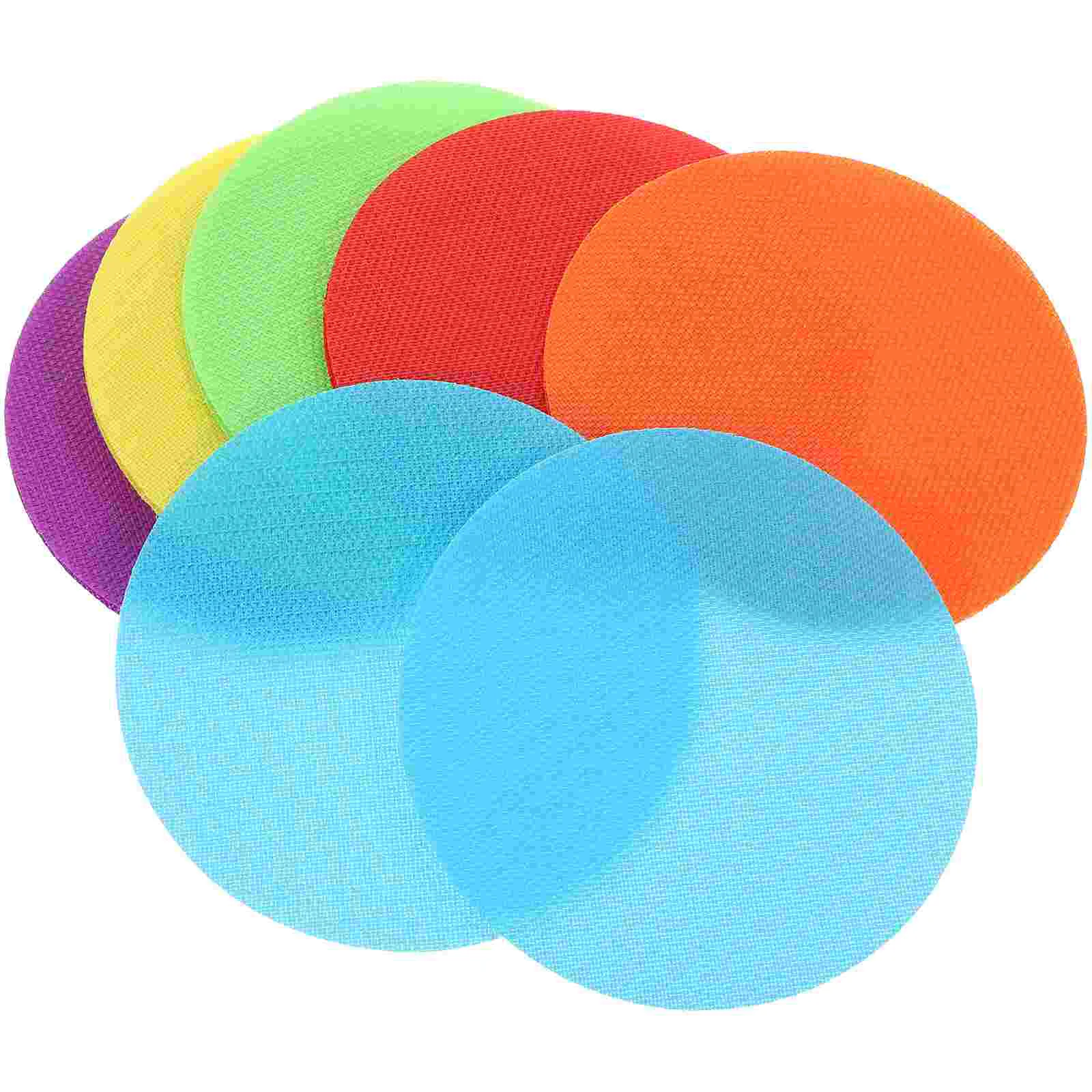 

30 Pcs Carpet Marker Sticker for Family Training Classroom Round Circular Game Trainning