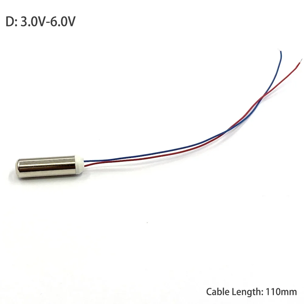 DC 1.5V 3V 3.7V 5V 6V Waterproof Vibration Motor Mini Micro 7MM Coreless Encapsulated Vibrator Beauty Instrument Toy Massager