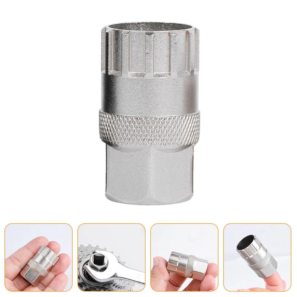 

Flywheel Installation Socket Freewheel Removal Sleeve Cassette Lock Ring Tool Bike Repair Durable Cycling Accessories