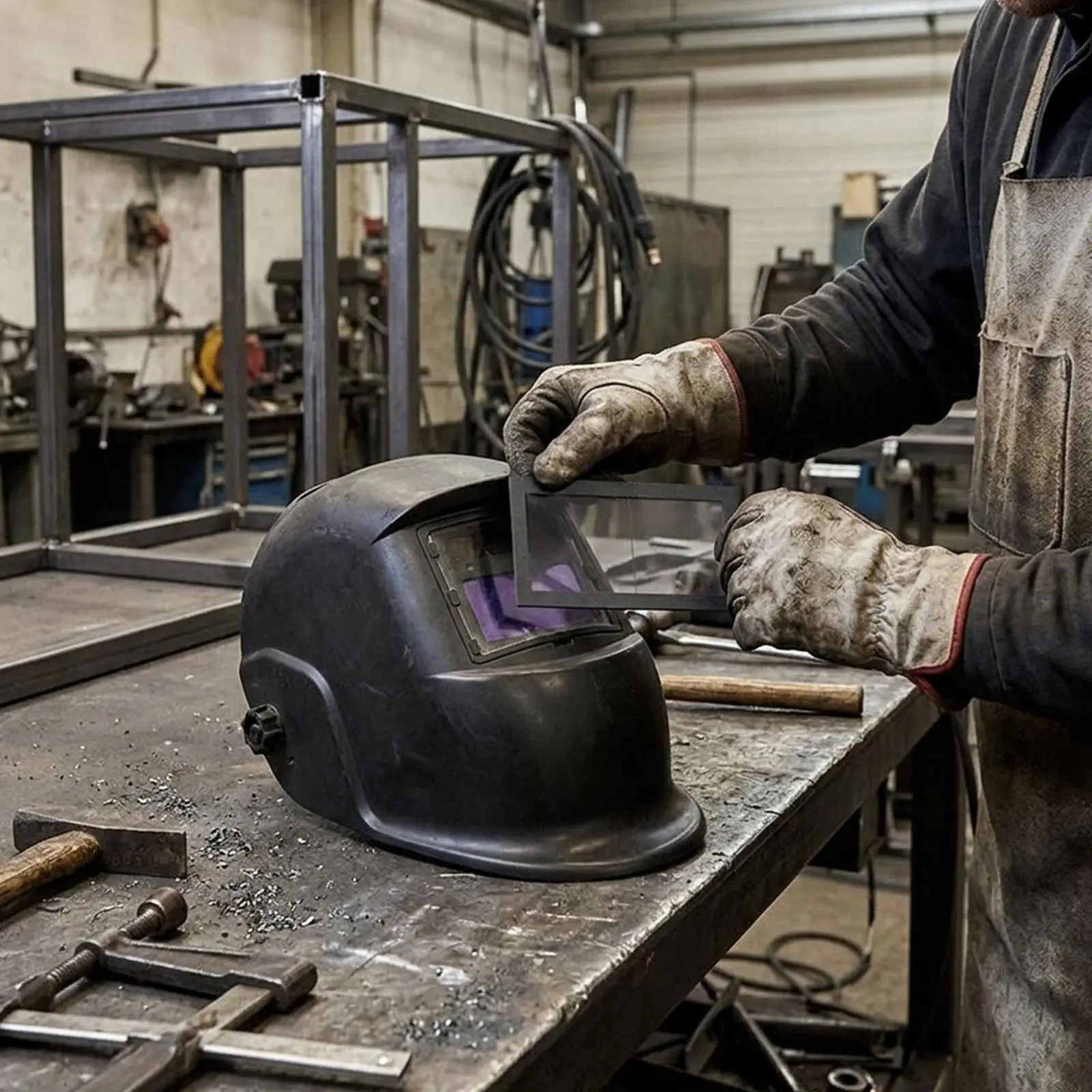 

Welding Magnifying, Lens Versatile Protective Eye Protecting, High Performance Professional Glass Lens for Welding Helmet