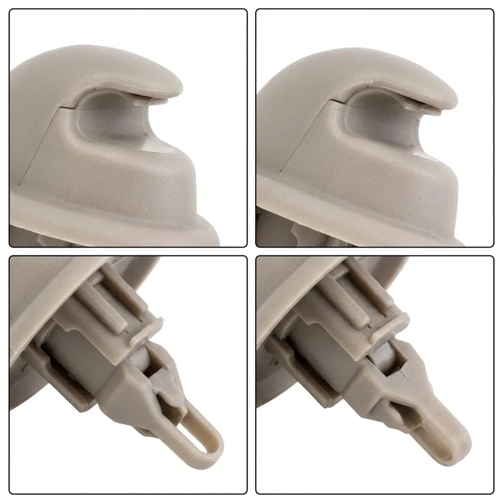 9*6*3cm Sun Visor Clip Replacement Sun Visor Clip Auto Fastener 1DC48TL2AA Robust PP Material Tool Free Installation