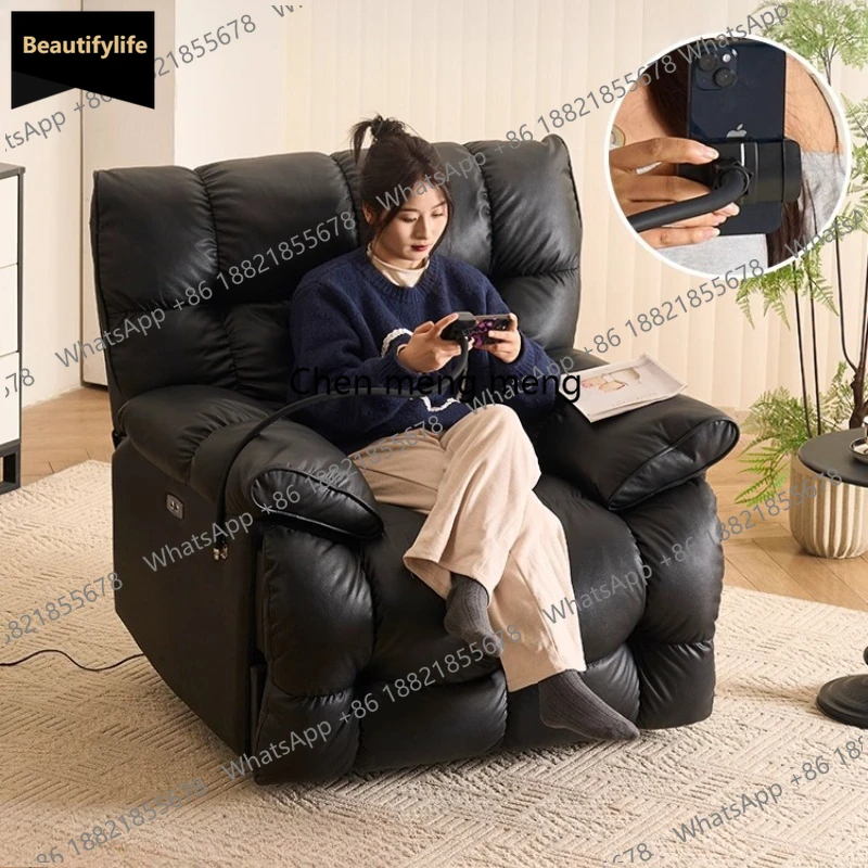 

c139 Modern Electric Single Sofa Swivel Voice Control Massage Wireless Recliners Sofa Chair Armchair Luxury Living Room Furnitur