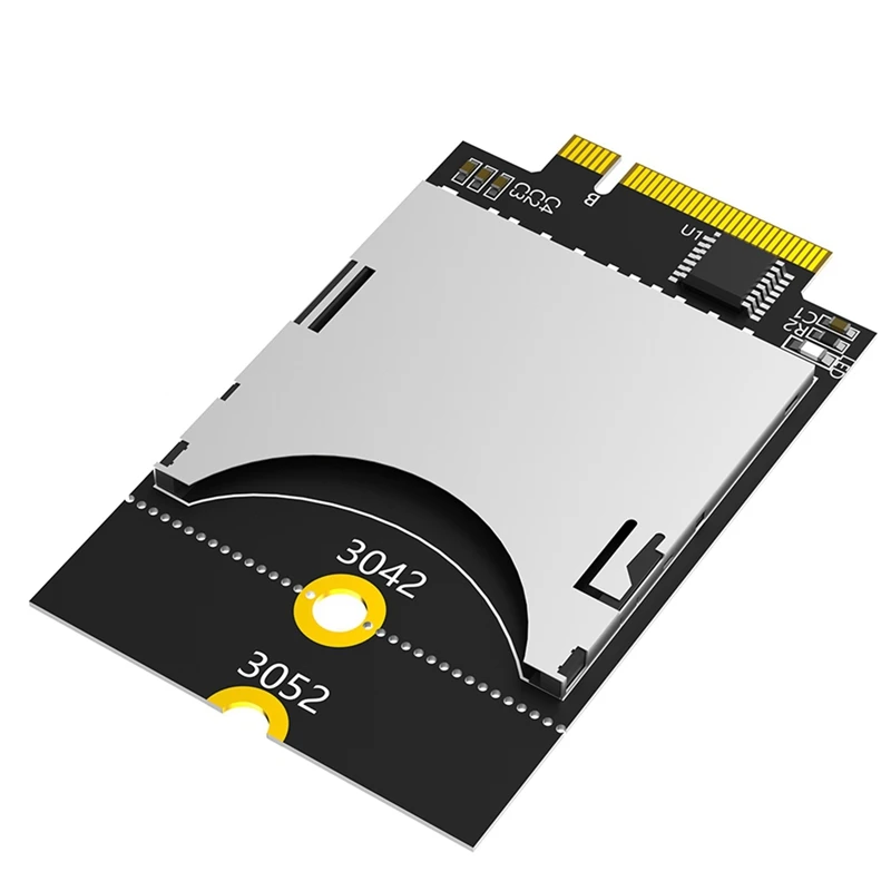 

Новая версия адаптера SD-карты для NGFF Key B (поддержка USB-шины, а не шины SATA)-AC37
