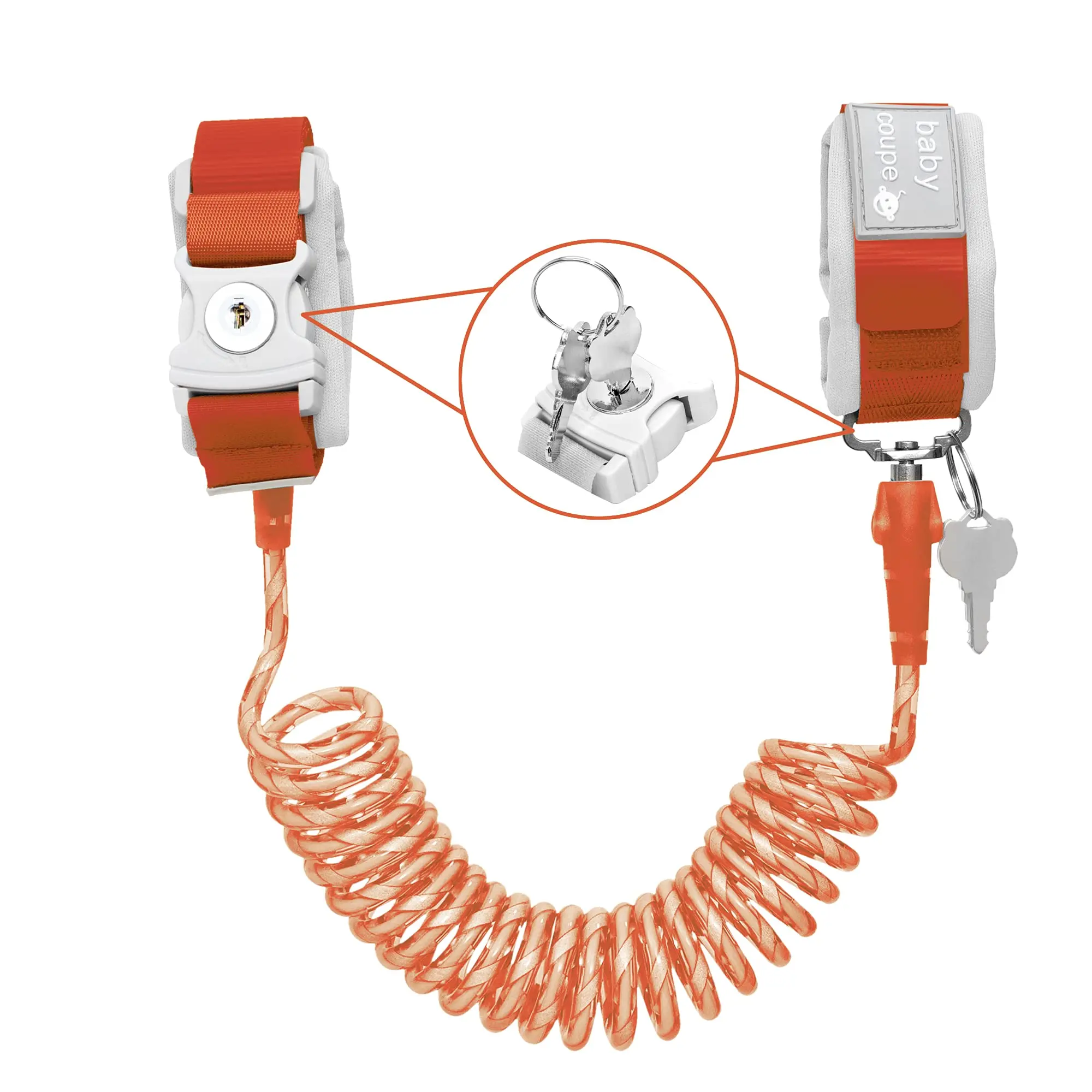 

Child Safety Harness with Key Lock, Not Easy to Open without Key for Boys Girls