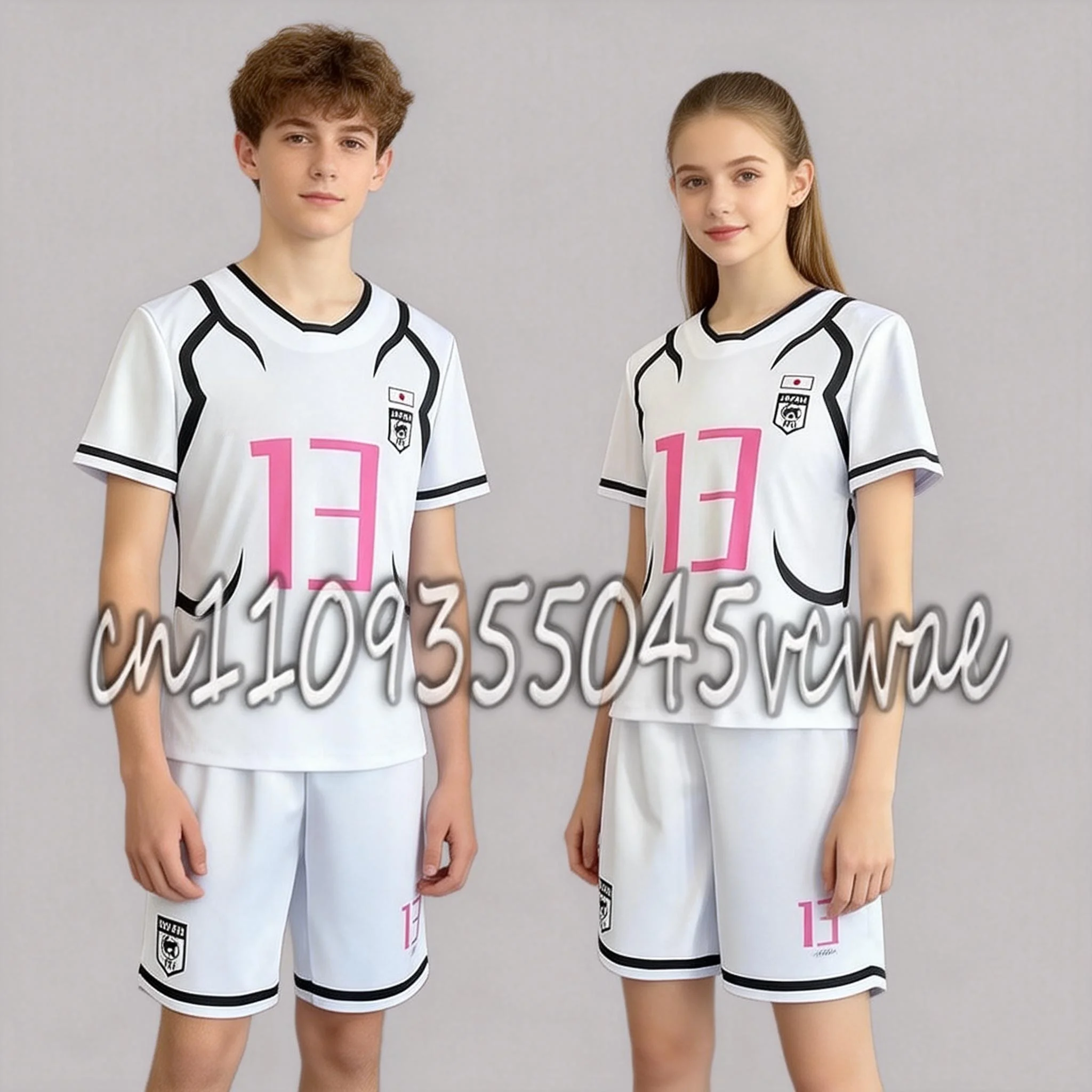 

Cosplay Anime Blue Lock Sport Costume Sae Shidou Aiku U20 Football Soccer Unisex White Team Uniform MOTO 2026