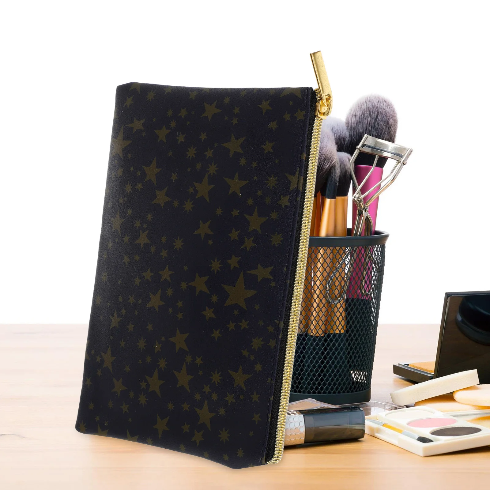 

Sports Makeup Bag Large Capacity Travel Toiletry PU ganizer Case Small Zipper Pouch Portable Storage Bags Women Camping Hiking