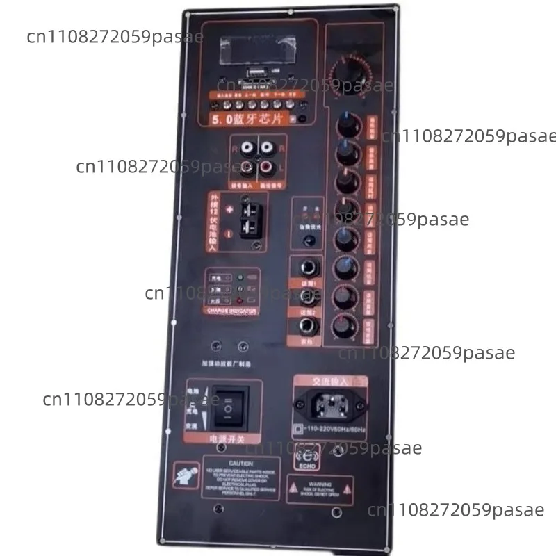 12V 220V high-power power amplifier board portable tie rod mobile speaker power amplifier board