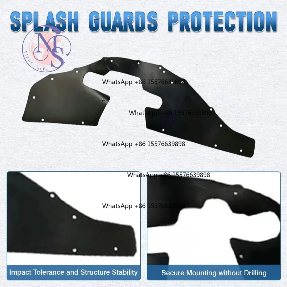 ZOCI-FOR- Front Mud Flaps Fender Liner Splash Guard For Toyota FJ Cruiser Land Cruiser Prado LC120