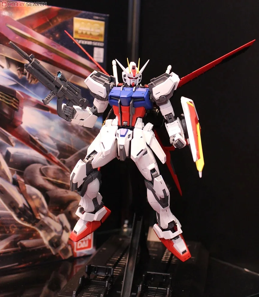 BANDAI MG 1/100 Aile Strike Gundam Ver. RM Mobile Suit Gundam Seed Gunpla Model Kit Assembly/Assembling Anime Action Figure