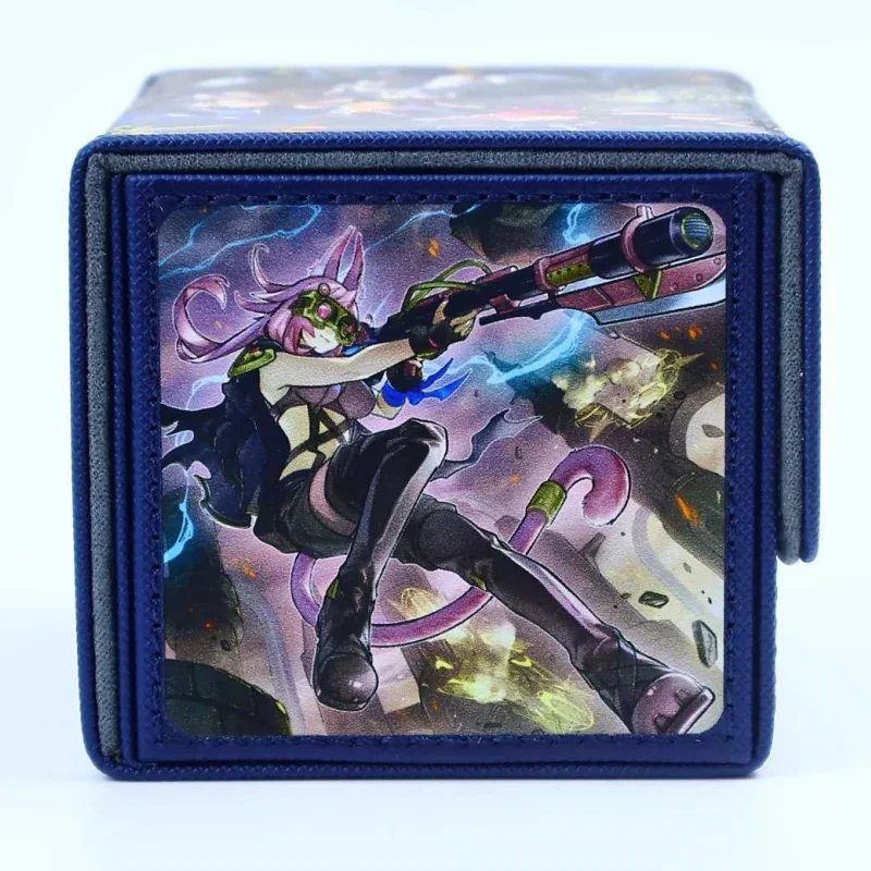 Yu-Gi-Oh! Card Case Tri-Brigade Ferrijit the Barren Blossom Diy Portable Collection Card Storage Box Anime Action Toy Figures