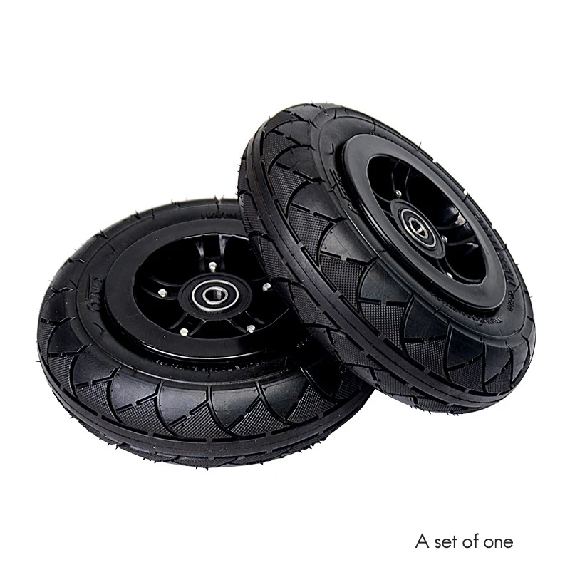 8 Inch Off Road Wheel Pneumatic Rubber All Terrain Mountain Wheels Kit For DIY Skateboard /Scooter/ROTATING