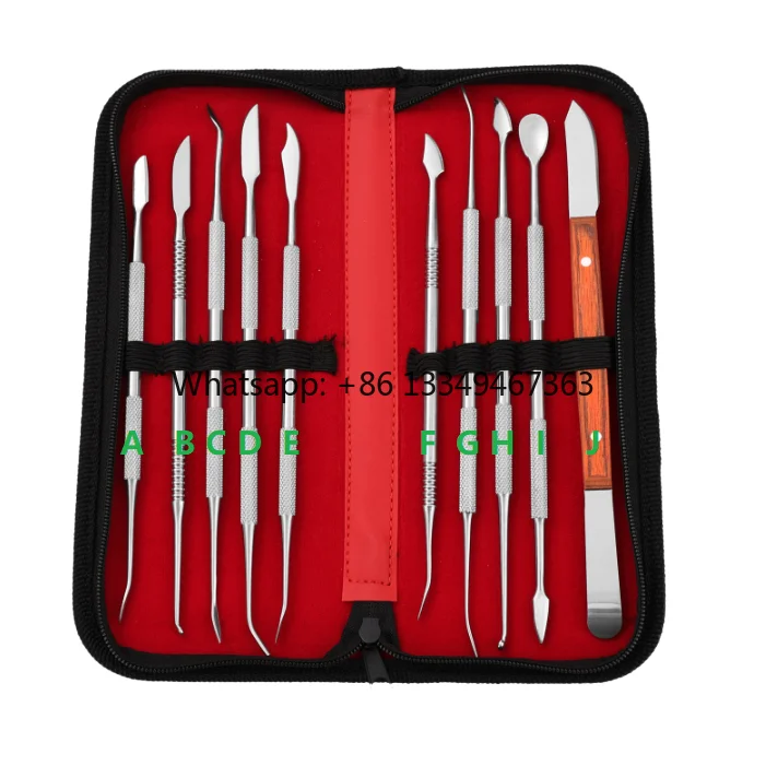 

Manual Titanium Dental Wax Carving Tool Set and Wax Knife