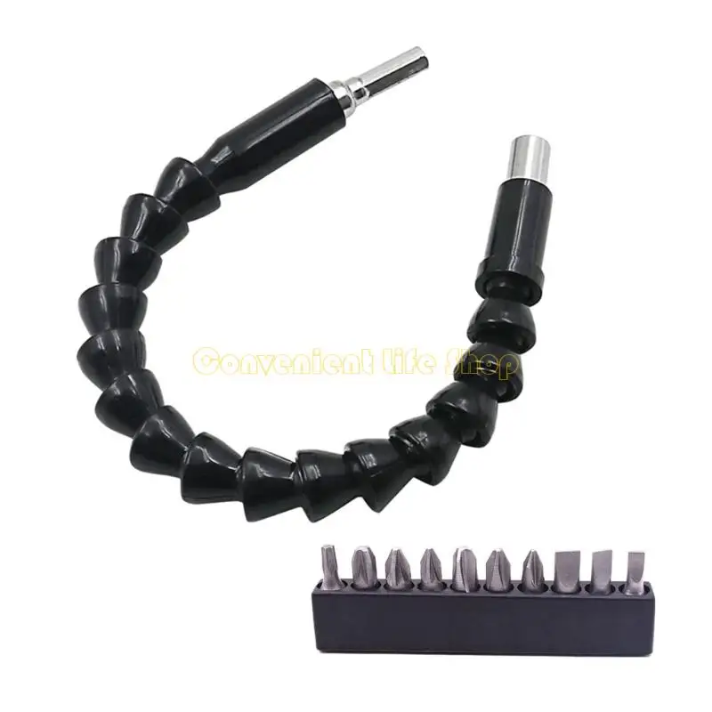 

L1EE Electric Screw Flexible Shaft Screwdriver Bit Holder Universal Snake Cardan Shaft Electric Drill Power Rod Link Bendable