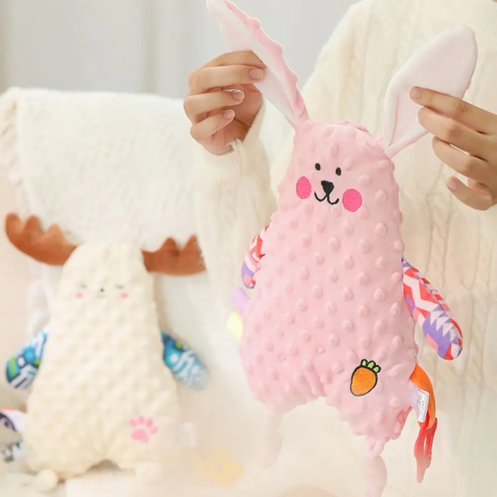 Fashion Lion Rabbit Baby Comforter Toy Cute Soft Plush Animal Placate Dolls Cartoon Wear-resistant Animal Stuffed Toys Girl Boy