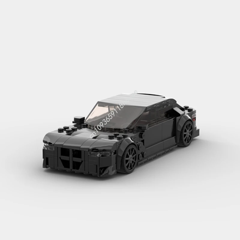 

305pcs MOC BMWers G80 M3 sedan Black on Dark Red City Champions Super Car Building Blocks Adult collector Christmas toy Gift