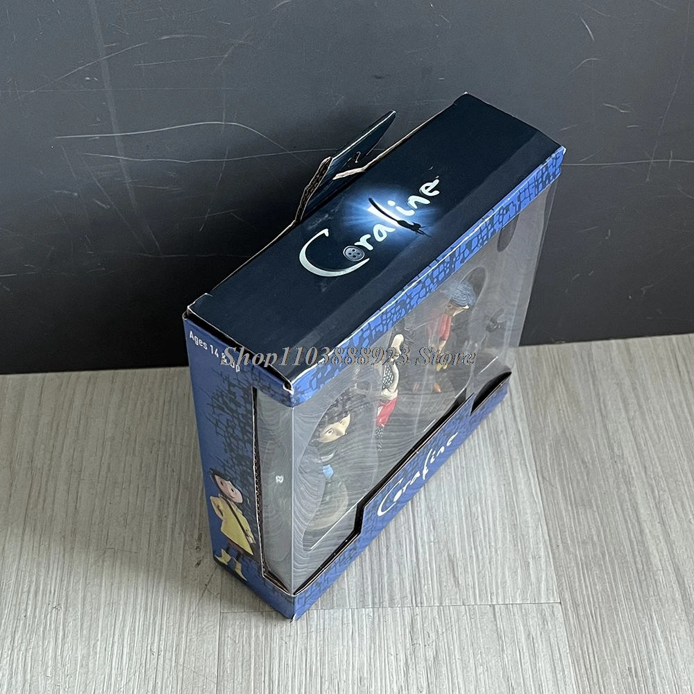 3 قطعة Neca كورالين الشكل أنيمي كورالاين والباب السري ملتوية شخصية نموذج دمية تمثال مشترك المنقولة فيلم اللعب الهدايا #6