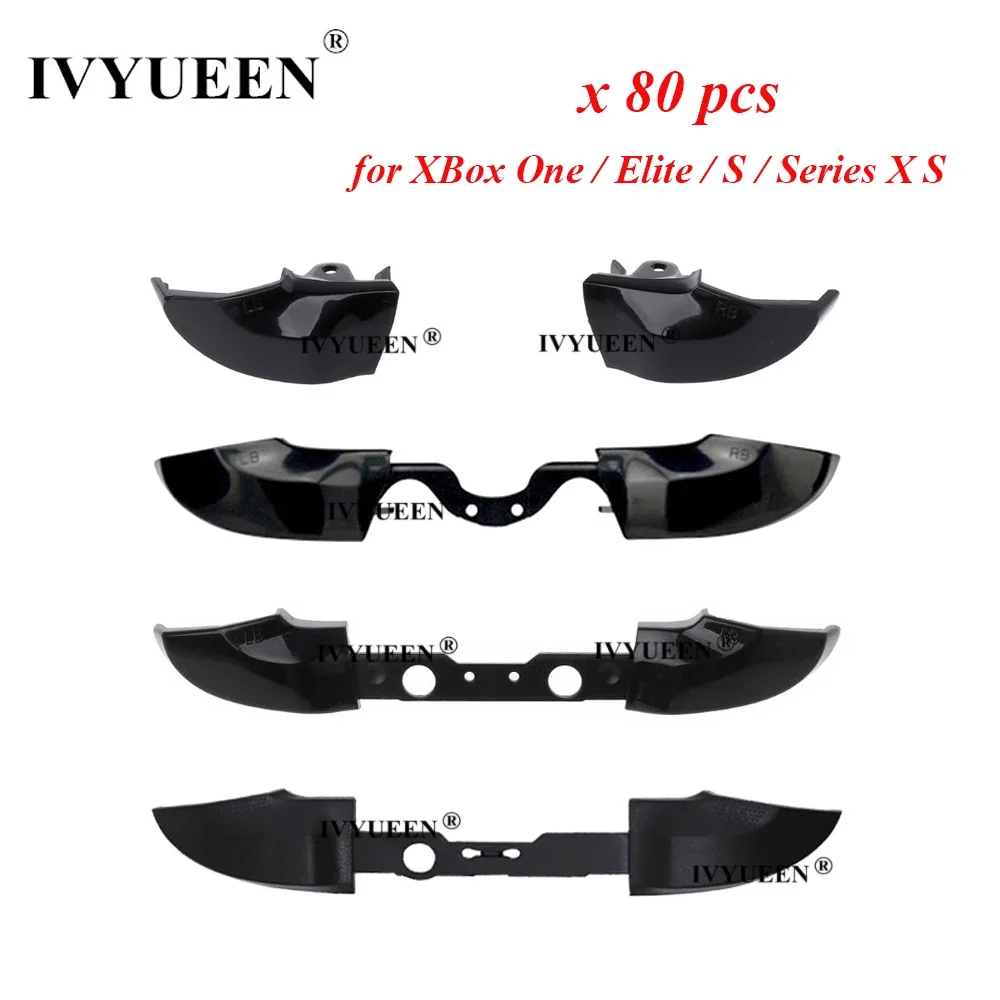 IVYUEEN 80 قطعة LB RB مصدات أزرار ل Xbox One Elite سلسلة X S تحكم مع 3.5 مللي متر جاك ميناء سماعة Verison اكسسوارات
