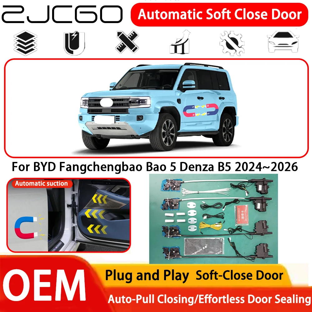 

Система автоматического мягкого закрывания дверей (Soft Close) OEM для BYD Fangchengbao Bao 5 Denza B5 2024-2026: Удобство и простота установки (Plug and Play)