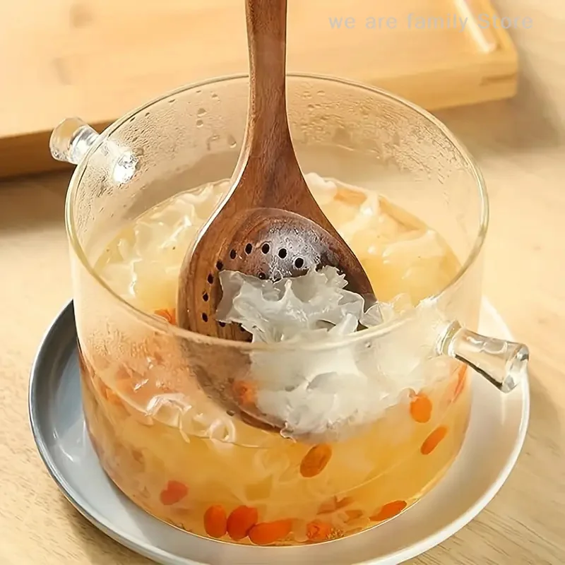 5 pçs colheres de cozinha de madeira de teca suave utensílios de cozinha de madeira antiaderente utensílios de cozinha de madeira-conjunto de colheres de madeira