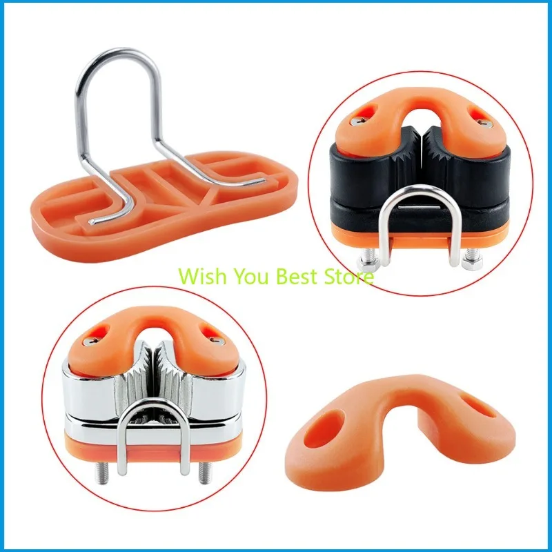 Rope gripper guide ring and automatic rope clamping plate