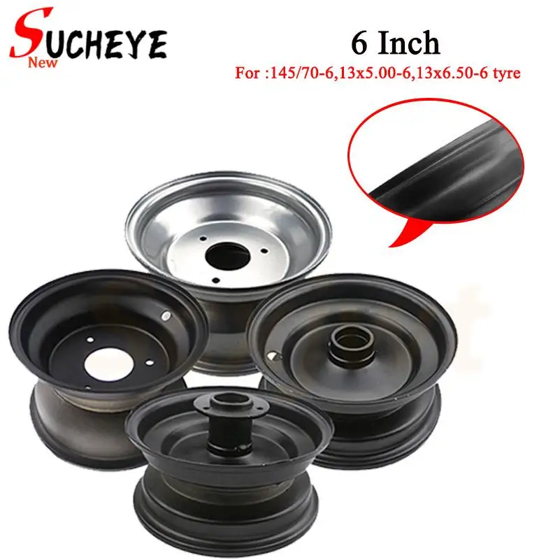 

High-Performance 6-Inch Scooter Wheel Hub in Aluminum for All-Terrain Bicycles & Karts