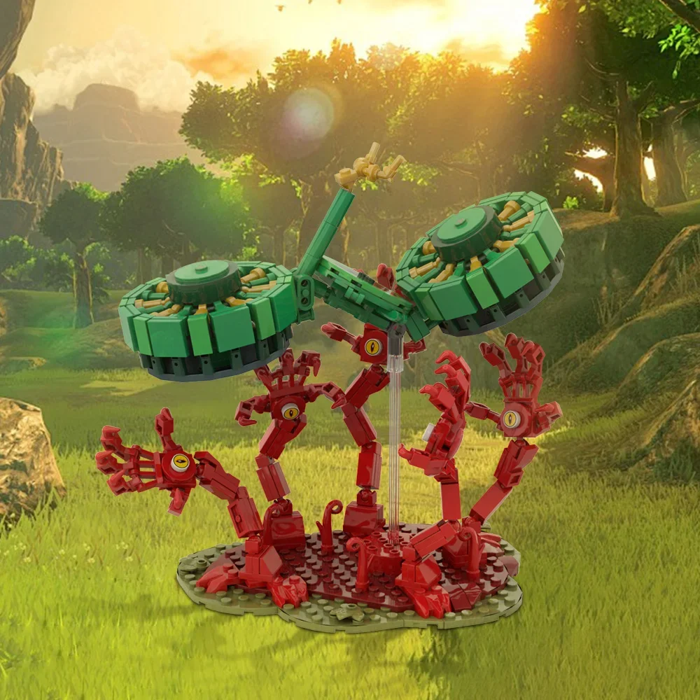 MOC ゼルダ風ゲーム MK Ⅱ 飛行バイク ブロックモデル MK Ⅱ 飛行バイク 組み立てブロック おもちゃ 子供の誕生日プレゼント