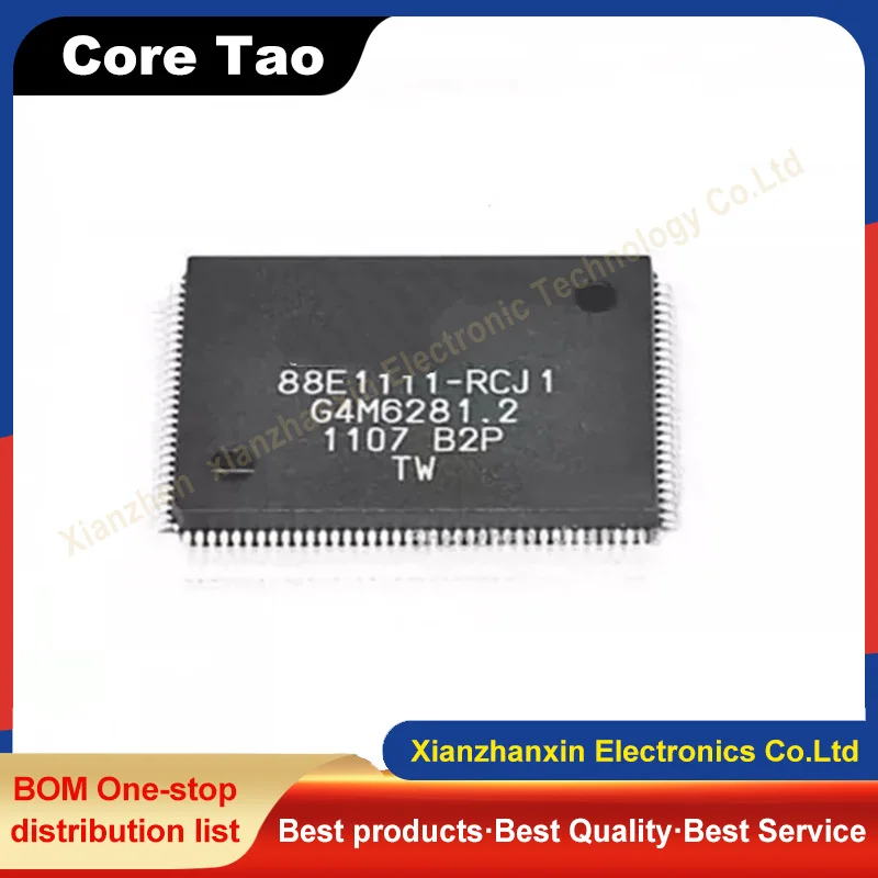 1PCS/LOT 88E1111-B2-RCJ1C000 QFP128 88E1111-RCJ1 88E1111 Gigabit switch chip
