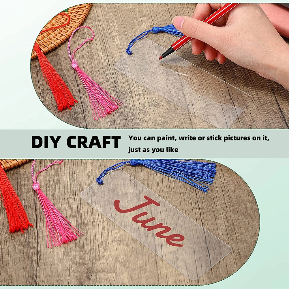 

Printable Acrylic Tassel Bookmark Student for s Hemp Rope Cute Bookmarks Making Supplies