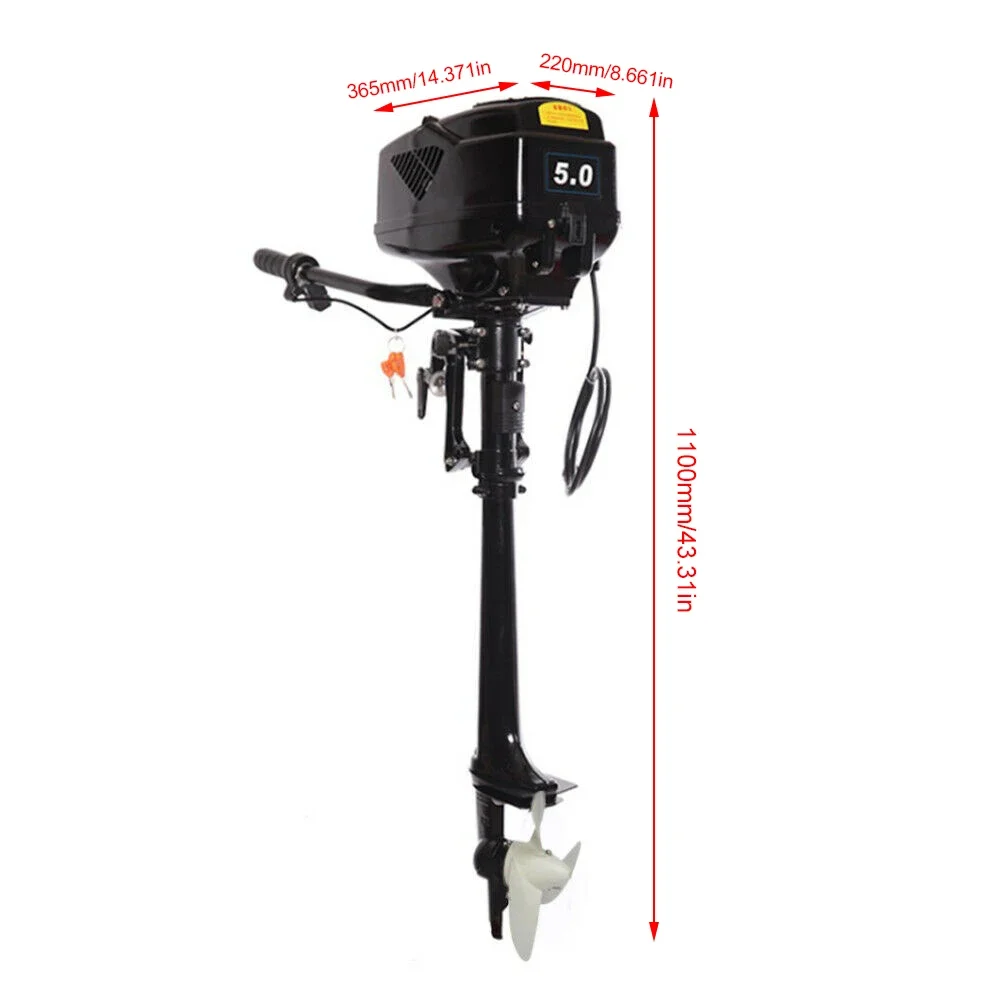 Electric Outboard Motor Boat Accessories Marine Long /Short Shaft